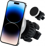 XUKEY auto peatoe telefonihoidja, magnetiline telefonihoidja tugevate t&auml;iustatud magnetitega, super stabiilne &otilde;huventilaatori kinnitus, mis &uuml;hildub iPhone'iga, k&otilde;ik 4-7-tollised seadmed