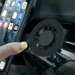 BEERTE Fit for MagSafe autokinnitus, sobib Toyota C-HR 2017-2023, t&auml;iendatud magnetid, magnetiline &otilde;huventilaatori telefonihoidja, k&auml;ed-vabad telefonik&otilde;ne, sobib iPhone 15 14 13 jaoks