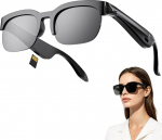 Smart Audio Sonnenbrillen, Bluetooth Intelligente Sonnenbrille mit Doppelmikrofon Lautsprecher, Unterst&uuml;tzung f&uuml;r SD Karten, Bluetooth 6.0 Smart Glasses f&uuml;r Outdoor Sports, Reisen, Fahren