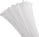 Unifizz kaablisidemed 500mm x 3.6mm valge 200-st pakend - Raske nailonist kaablisidemed komplekt kaablijuhtimiseks, tugevad plastist kaablir&otilde;ngad kodumajapidamises, kontoris ja DIY jaoks