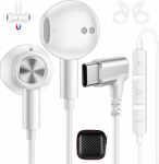 USB C k&otilde;rvaklapid iPhone 17 16 15 Pro Max Pixel 10a jaoks OnePlus 15R jaoks Honor 400 Lite jaoks Redmi Note 15 Pro+ magnetilised stereok&otilde;rvaklapid C-t&uuml;&uuml;pi koos kaabliga Samsung Galaxy S26 Ultra A56 A16 A17 A26 jaoks