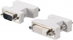 hankimise kaart VGA to DVI-I adapteri koppler, DVI 24+5 Female to VGA Male konverter seadme konverteerimiseks, 2 tk.