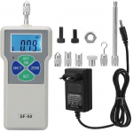 Fafeicy SF-50 Portable Push and Pull Tester, Digital Force Gauge, Integrated High Sensor, 50N 100-240V (EU Plug)