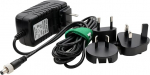 HangTon 12V Locking DC Power Supply for Blackmagic Studio Camera 4K 6K Pro Video Assist 5 Inch 7 Inch Monitor Atomos Ninja V Inferno Hollyland Mars 400s SmallHD 702 Video Wireless Transmission