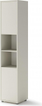 MEBLINI Bed Concept voodikapp voodile - K&otilde;rge kapp riiulite ja sektsioonidega - &ouml;&ouml;kapp - BC-08 - Cashmere
