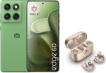Motorola Edge 60 Fusion nutitelefon Pantone Shamrock + Moto Buds Loop