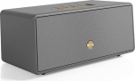 Audio Pro Drumfire-D2 - Ultra Kr&auml;ftiger Multiroom Lautsprecher mit Bluetooth & WiFi - Stereo Speaker mit AirPlay 2, Chromecast, Spotify Kabellos - Grau
