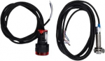 Digitaler Drehzahlmesser, Drehzahlmesser, 0,56 Zoll, Rote LED-Anzeige, 30 9999 U/min, mit NPN-Hall-Sensor, f&uuml;r Kleine Maschinen von Car System Industrial Equipment