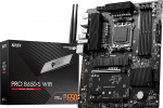MSI PRO B650-S WiFi ProSeries emaplaat (AMD Ryzen 9000/8000/7000 seeria protsessorid, AM5, DDR5, PCIe 4.0, M.2 pesad, SATA 6Gb/s, USB 3.2 Gen 2, HDMI/DP, Wi-Fi 6E, Bluetooth 5.3, 2.5Gbps LAN, ATX)