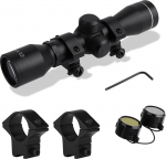 FOCUHUNTER 4 x 32 SFP monokkel ZF, Duplex Reticle, t&auml;ielikult mitmekihiline kompaktne teleskoop, 1/4 MOA otsik tuule ja k&otilde;rguse reguleerimisega, l&uuml;hike teleskoop koos kiire fookusega okulaari ja 4 kinnitusega
