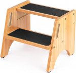 StrongTek kahetasandiline astmetool - reguleeritava k&otilde;rgusega, stabiilne ja libisemisvastane, ideaalne kodumajapidamises ja lastele