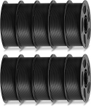 ANYCUBIC PLA filament 1,75 mm, PLA ja spoola komplekt, 3D printeri filament PLA, vaakumpakend, intelligentne identifitseerimine, 10 kg, must