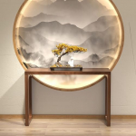 Moodne p&auml;hklipuust sissep&auml;&auml;sulaua kitsas konsoolne diivanilaud esikusse kohvilaudade taha Stiilne 31,5" k&uuml;ljelaud - ideaalne kodudekoratsiooniks ja hoiustamiseks