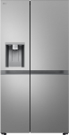 LG GSLE81PYBD, Side-by-Side k&uuml;lmik j&auml;&auml;, purustatud j&auml;&auml; ja vee dosaatoriga, 628 l, sisemine veepaak, UVnano, DoorCooling+, LINEARCooling, Wi-Fi, Prime Silver [energiaklass D]