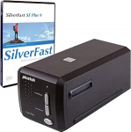 Plustek OpticFilm 8300i SE digitaalne filmi- ja slaidiskanner, konverteerib 35 mm negatiive ja slaide, sisaldab SilverFast SE Plus 9