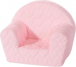 Knorrtoys 68360 Children's Chair Cosy Heart Rose