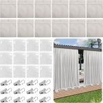 GIONAR 12 kaalukoti komplekt v&auml;liskardinate jaoks, kaasaskantav kaalukott, v&auml;liskardinad, liivakott, rasked kardinad, kardinad, Cabana, Gazebo, aed, telgid, laudlinad, raskekaalud Gazebo jaoks