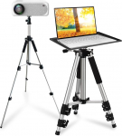 Projektori statiiv Alumiiniumist multifunktsionaalne statiivne s&uuml;learvuti statiiv koos salvega Reguleeritav statiivne s&uuml;learvuti projektori statiiv, 17-tolline kuni 46-tolline universaalne seadme statiiv, mis sobib ideaalselt lava v&otilde;i stuudioprojekto ...