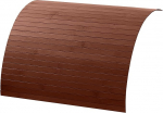 DE-COmmerce&reg; Mocha Bamboo Couch Shelf, 40 x 60 cm, Sofa Tray, Couch Tray, Armrest, Drink Holder, Flex Shelf