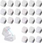 IGXX 24 kaabliklambrit, kaablihoidja, kaablikinnitus, kaabliklambrid laua, voodi, laadimiskaabli, helikaabli, kontori, kodu jaoks (valge)