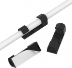 Kabelklemmen, 40 St&uuml;ck, selbstklebende Drahtklemmen, Kabel-Management, schwarze Kabelhalter, Drahtklemmen, Kabel-Organizer, passend f&uuml;r Kabel mit einem Durchmesser von 9 mm