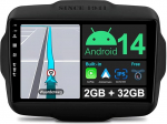 JOYX Android 12 autoraadio sobib Jeep Renegade'ile (2015-2018) - tagurduskaamera tasuta - [2G + 32G] - 9-tolline 2.5D - 2 DIN - toetab DAB roolijuhtimist 4G WiFi Bluetooth 5.0 Carplay Android