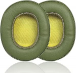 Skullcandy Hesh3 Hesh ANC Crusher360 Crusher Wireless Hesh Evo Venue ANC Crusher Evo Crusher ANC peakomplektiga &uuml;hilduvad asendusk&otilde;rvapadjad Valgusnahast ja m&auml;luvahust (roheline)