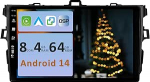 [4GB+64GB] Android 12 autoraadio Toyota Corolla (2008-2012)-2 Din [sisseehitatud traadita CarPlay/Android Car/DSP/GPS] kaamera+MIC-DAB/IPS/juhtimispult/360 K. amera/peegel orLink/WiFi/USB/4G