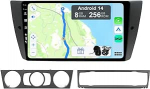 8GB + 256GB Android 14 autoraadio Octa Core koos CarPlay Android auto DSP kaamera 9-tollise IPS puuteekraaniga Toetus DAB AHD kaamera GPS Bluetooth peeglilink BMW E90/E91/E92/E93 (2005-2012) jaoks