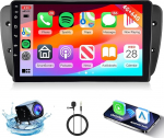 4G + 64G autoraadio Seat Ibiza MK4 6J 2009-2013 juhtmevaba Carplay Android autoga, Hodozzy 9-tolline puuteekraaniga autoraadio 2 DIN Android Navi, Bluetooth WiFi 32EQ/DSP FM/RDS raadio, tagurdamine