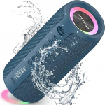 ZEALOT Bluetooth-k&otilde;lar koos valgusega, muusikakast, kaasaskantav Blueooth-kast, 40 W v&otilde;imas stereok&otilde;lar, topelt&uuml;hendus, AUX-&uuml;hendus, USB, Micro SD/TF, Bluetooth 5.2 ja IPX6 veekindel