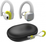 Hama Bluetooth spordik&otilde;rvaklapid (k&otilde;rvaklappidega k&otilde;rvaklapid, 35-tunnise akuga juhtmevabad k&otilde;rvaklapid, TWS k&otilde;rvaklapid veekindlad IPX5, higikindlad, nupuga juhtimine) Valge/kollased