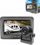 MHCABSR WiFi traadita magnetiline haakekaamera tagavara 4,3-tollise LCD-ekraaniga tagantvaatepildi jaoks Gooseneck hobuse haagise paadi RV Camper auto kohta