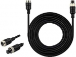 Tagurduskaamera kaabel, 4PIN Video Power Aviation pikenduskaabel s&otilde;idukile, auto, autoelamu, buss, kaubik, veoauto, haagis, haagissuvila, haagissuvila, tagurdav parkimisseade, CCTV s&uuml;steem, veekindel,