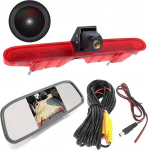 Super HD piduritulede tagurduskaamera komplekt koos tahavaatepeegli monitoriga, &ouml;ise n&auml;gemise tagurduskaamera asendamine Fiat E-Doblo 2022 / Peugeot Partner 2 II Tepee Rifter / Citroen Berlingo 3 III 4 IV jaoks