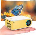 Miniprojektor Bluetooth ja WiFi, v&auml;ike projektor mobiiltelefoni jaoks, 1080P tugiprojektor iPhone/Android, kodu/v&auml;ljas filmiprojektor, mis &uuml;hildub nutitelefoniga / t&uuml;&uuml;p C / HDMI / USB / Fire Stick / PS5-ga