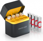 PHOTOOLEX laetavad liitiumpatareid AA 8-pack koos laadijaga, 3600 mWh suure v&otilde;imsusega 1,5 V konstantse pingega 3 amprit t&uuml;hjendavad AA patareid koos integreeritud laadimiskarbiga