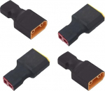 LINSYRC Deans T isane emane XT90 isane adapter RC Lipo NiMH akulaadijale 4 tk pakendiga