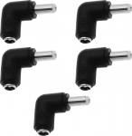 VGOL 5tk DC 90 kraadise t&auml;isnurga pesa toiteadapteri konverter CCTV kaamera s&uuml;learvutile