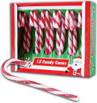 Becky's Candy Canes 8 x 144 g pakend 12 &uuml;ksikut pulgakommi maasika maitsega 8-ne pakk