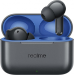 Realme Buds T200 TWS Ohrh&ouml;rer mit 13 mm d&uuml;naamiline bassitraiver, AI ENC for Anrufe, 40 tunni aku, kiirlaadimine, Bluetooth 5.3, IPX5 veekindel, puutetundlik juhtimine - Android & iOS jaoks (Mystic Grey)