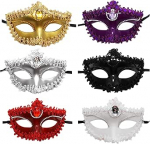 6 venetsia maski, Halloweeni poolmask, maskeraadimask, sobib seksikaks kost&uuml;&uuml;miballiks, karnevalipidu, j&otilde;uludeks, maskeraadiballiks.