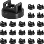 Magnetische Kabelbinder-Halterungen, 31 mm Basis, magnetische Kabel-Clips, Magnetkabelhalter, Draht-Management-Clips f&uuml;r Zuhause, B&uuml;ro, Kabel-Organisation, 20 St&uuml;ck