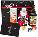 &Otilde;lle ja j&otilde;ulukinkide komplekt | J&otilde;ulukinkekorv, mis on t&auml;idetud &otilde;llespetsialistide, Tere J&otilde;uluvana ja Lindt Lindori &scaron;okolaadiga | Kinkekarp meestele, kolleegidele, isale