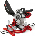 Einhell TC-MS 2112 k&auml;&auml;rimisssaag (max. 1600 W, 5000 p/min, kvaliteetne karbiidiga saetera, p&ouml;&ouml;rlev laud 45&deg; nurga reguleerimisega vasakule/paremale)
