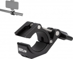 Nitze Super Clamp with Cold Shoe and 3/8" to 1/4" Thread Adapter, Max Load 8kg, Camera Mount Tripod Clamp for Cameras, Lights, Hooks, Shelves, Tripods, Crossbars - N18B