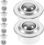 SOLUSTRE Pack of 10 laagrirattad Rull-laagri plaat k&auml;ru reguleeritav p&ouml;&ouml;rlev kalat&uuml;nnide &uuml;lekandmiseks alused paigaldatud laagri kuullaagri metallist paigaldatud kuullaagri &uuml;lekande laager