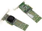 KALEA-INFORMATIQUE M2 PCIe 3.0 x8 kontrollerkaart 4 M.2 NVMe M Key SSD-le. Kiibistik PLX PEX 8747