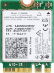 Xiwai Dual Band 2.4G 5Ghz 433Mbps 3165AC NGFF 802.11AC WiFi 3165NGW M.2 WLAN kaart + BT 4.0 v&otilde;rguadapter