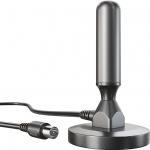 KabelDirekt DVB-T2 HD/DVB-T antenn (sobib k&otilde;rge digitaalseks vastuv&otilde;tuks stabiilse magnetilise alusega ja 3 m kaabliga k&otilde;ikidele DVB-T2/DVB-T vastuv&otilde;tjatele)